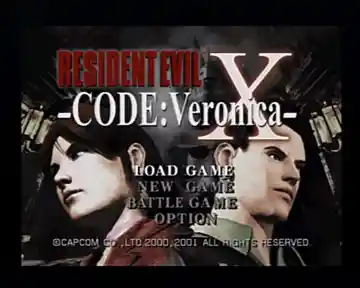 Resident Evil Code Veronica X HD (USA) screen shot title